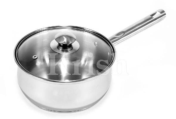 Encapsulated Regular Sauce Pan With Steel Handle