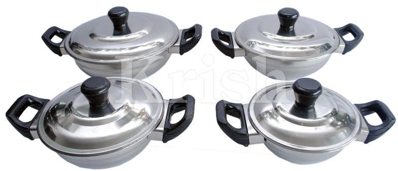 Kohinoor Dish Set With Bakelite Handle- 4 Pcs