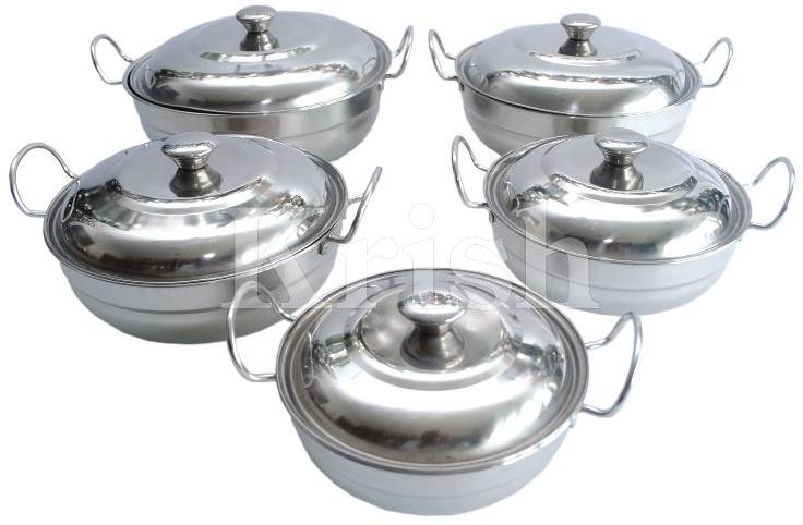 Kohinoor Kadai Dish Set With Wire Handle- 4 Pcs