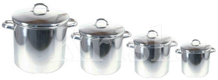 Regular Stock Pots- Dome Lid, Feature : Eco Friendly, Good Quality, Heat Resistance, High Strength