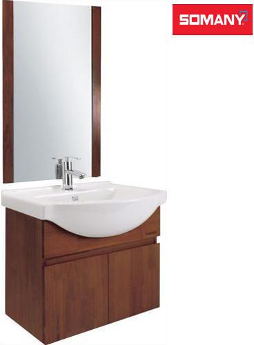 Wall Mounted Jade Cabinet Basins, for Hotel, Color : White Brown