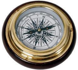 Color Brass Compass