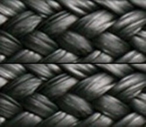 Fiber Yarn Braided Packing, Color : Black