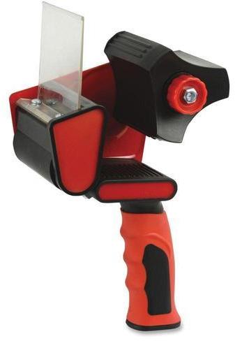 Plastic Tape Dispenser, Color : Black Red