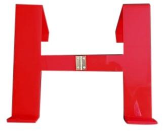 Acrylic laptop stand, Color : Red