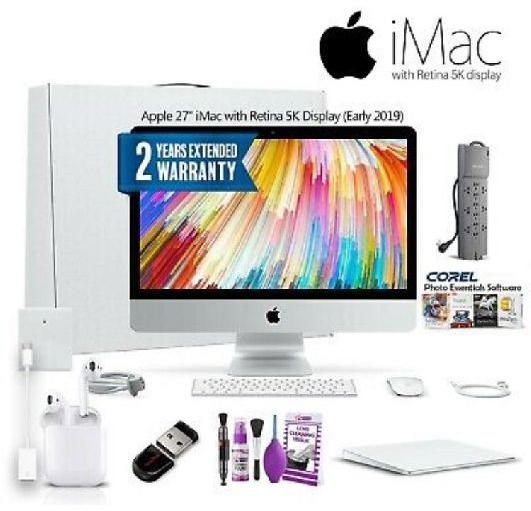 Apple 27-Inch iMac with Retina 5K Display (2021) MRR02LL/A w