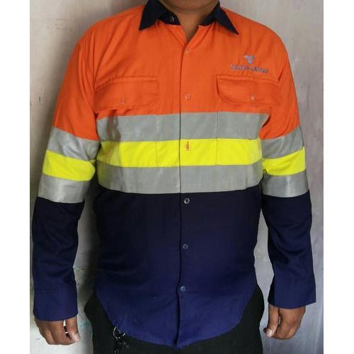 Non Zipper Polyester Full Sleeve Safety Jacket, for Construction, Feature : Comfortable