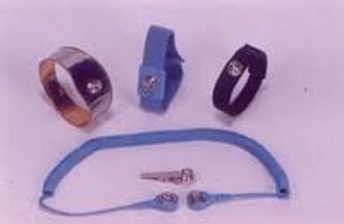 PVC Antistatic Wrist Band, Color : Sky Blue