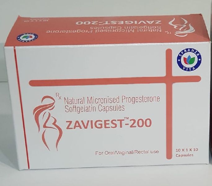 Micronized Progesterone Soft Gelatin Capsules