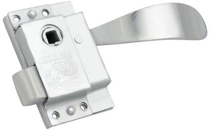 Samarth Stainless Steel handle lock, Color : Silver
