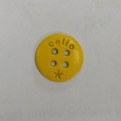 Zinc Yellow Metal Button