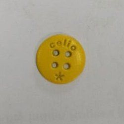 Round Zinc Yellow Metal Button, Packaging Type : Packet