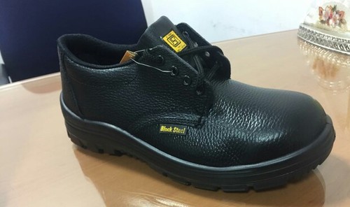Leather Safety Shoes, Color : black colour.