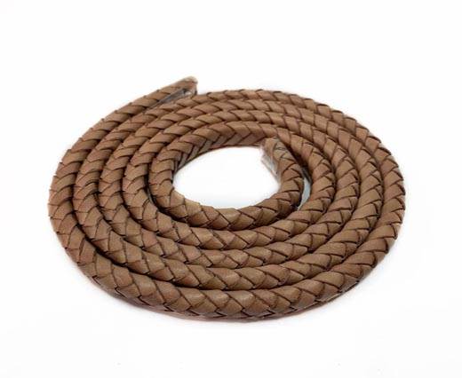 OVAL BRAIDED LEATHER CORD, for Binding Pulling, Decoration Use, Technics : Machine Made