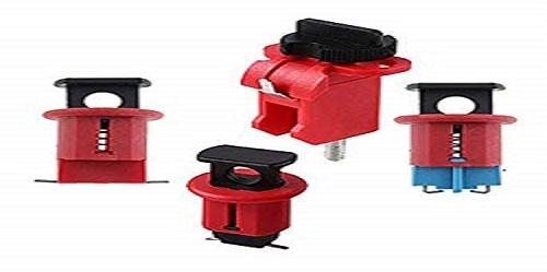 Nylon circuit breaker lockout, Color : Red