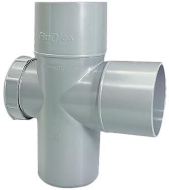 PVC SWR Double Tee, for Plumbing, Size : 3 inch