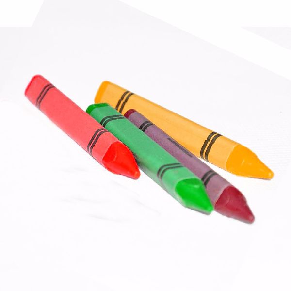 Art Colour Triangle Plastic Crayon, Color : Multicolor