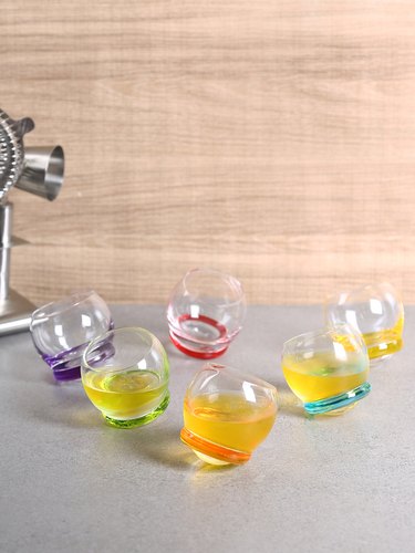 Crystal Shot Glass, Color : Multicolor