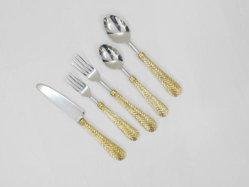 Polished Plain Stainless Steel Designer Flatware Set, Packaging Type : Corrugated Boxes