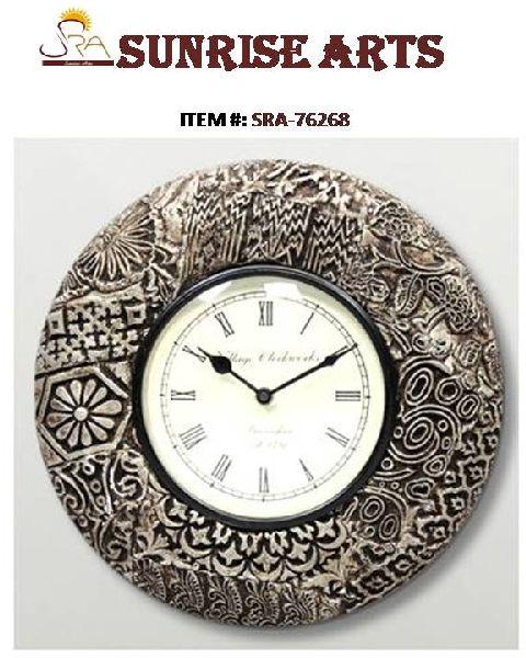 Metal Designer Wall Clock, Display Type : Analog