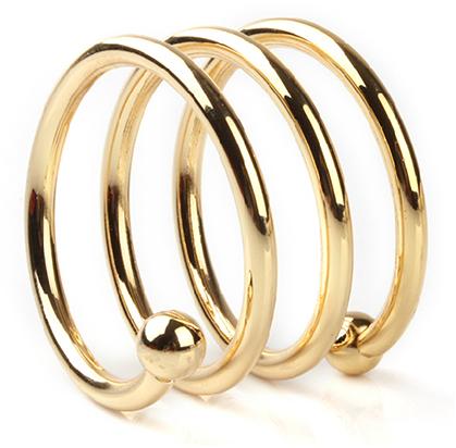 Metal Napkin Ring, Shape : Round