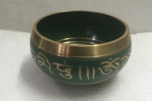 Brass Polished Printed Singing Bowls, Feature : Fine Finished