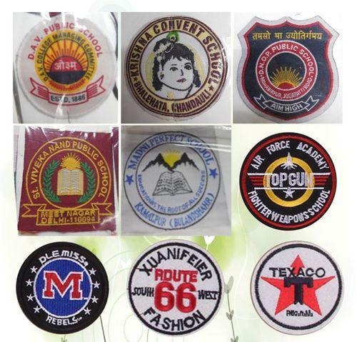 Polyester weaving School Patches