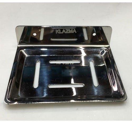 Klazma Stainless Steel ss soap dish, Color : Silver