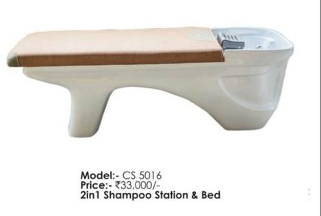 Casa Professional Shampoo And Massage Bed, Color : blk