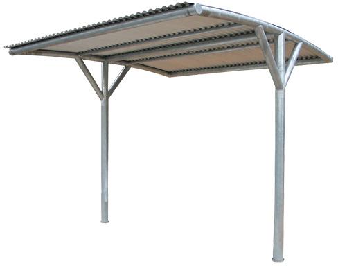 Steel Tunnel Bus Stop Shelters