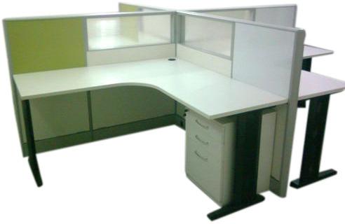 PVC Modular Office Workstation, Color : Green customized