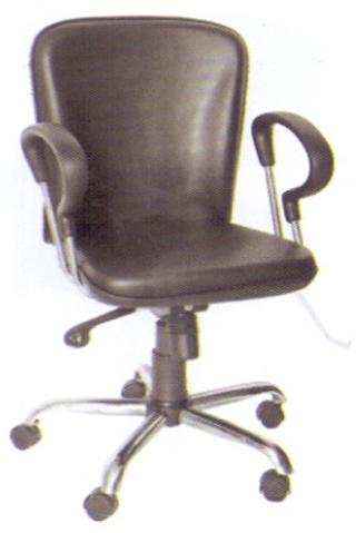 Rotatable Office Chair, Color : Black