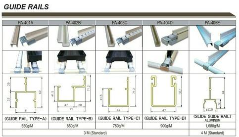 Guide Rail, Color : Ivory