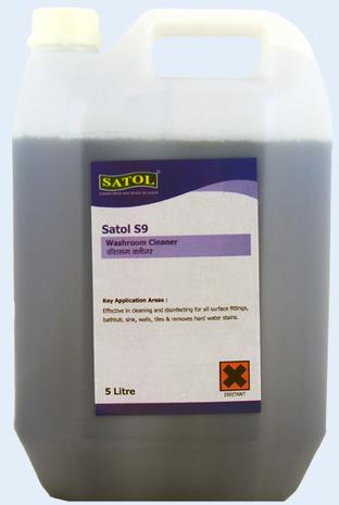 Satol Washroom Cleaner, Packaging Type : Plastic Bottle