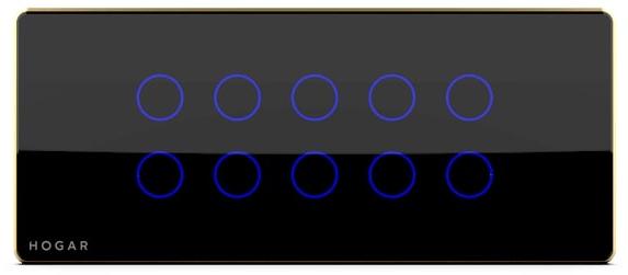 Ten Touch Switch Panel