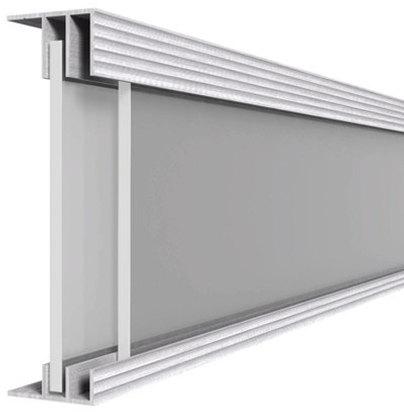 Aluminium sliding door profile, Length : 12 Feet