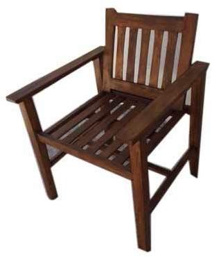 Wooden Arm Chair, Color : Brown