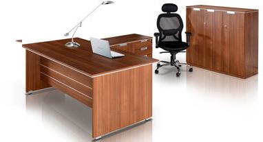 Wooden Spacewood Nova Office Table, Color : walnut regato