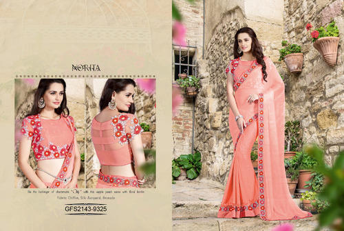 Stylish party wear saree