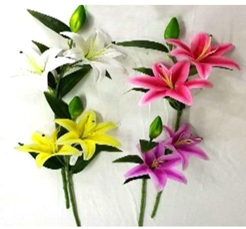 Natural Artificial Lily Flower Stick