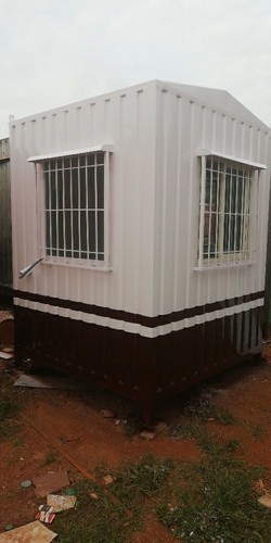 Ms Portable Security Cabin, Size : 4x4x8