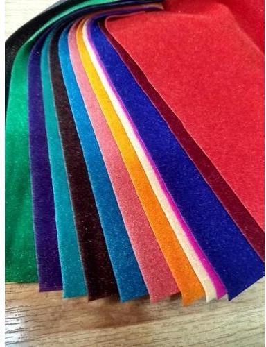 Plain velvet fabric, Width : 44 inch