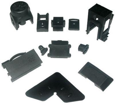 Plastic moulded parts, Color : Black