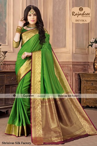 Rajashree Printed Silk Devika Fancy Sarees, Occasion : Party Wear