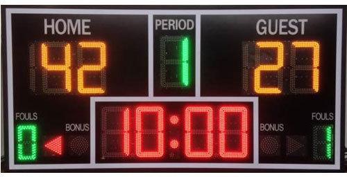 LED Game Scoreboard, Shape : Rectangle