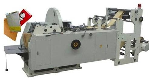 Automatic Paper Bag Covers Making Machine, Capacity : 80-100 Pieces/hr