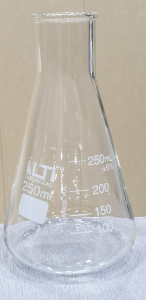 Glass Plain Erlenmeyer Flasks, for Laboratory Use