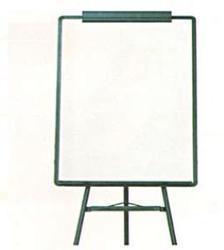 Navshilp Aluminium Flip Chart Stand Board, Color : Black