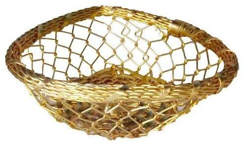 Golden Polish Aluminium Basket