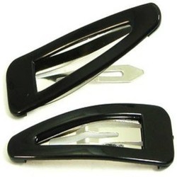 Black Plastic Hair Pin, Length : 6 cm